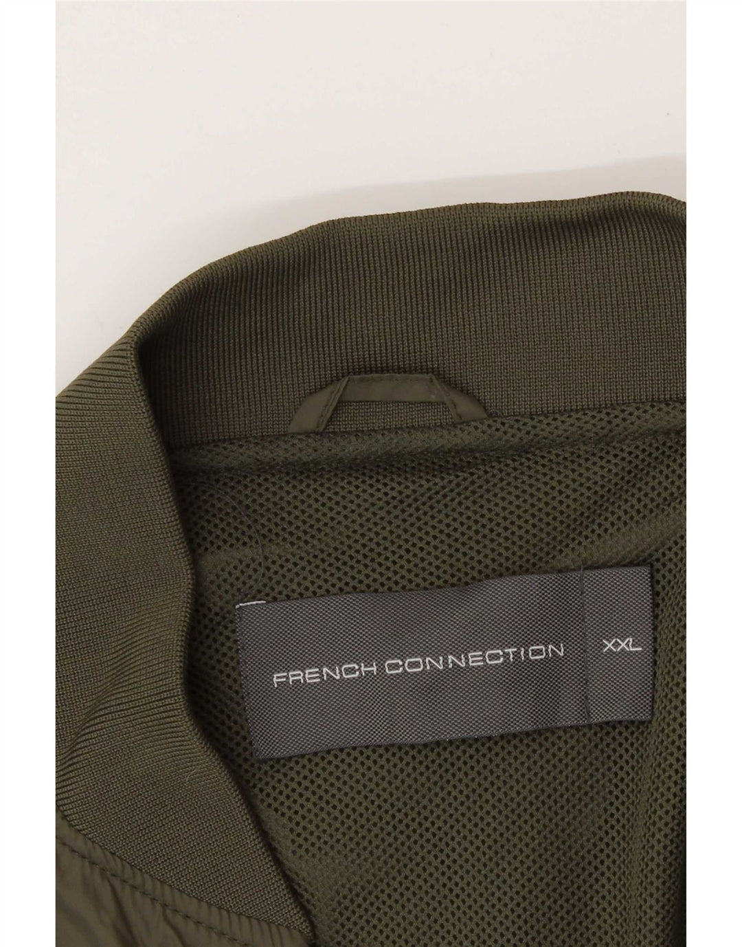Giubbotto bomber da uomo French Connection UK 44 2XL Poliammide kaki