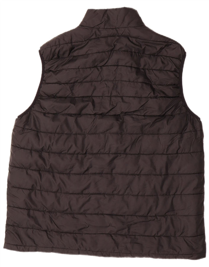 Gilet imbottito da uomo IZOD UK 40 grande poliestere nero