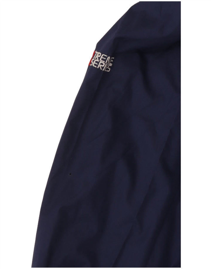 Giacca antipioggia con cappuccio da uomo Target Dry UK 38 poliestere medio blu navy