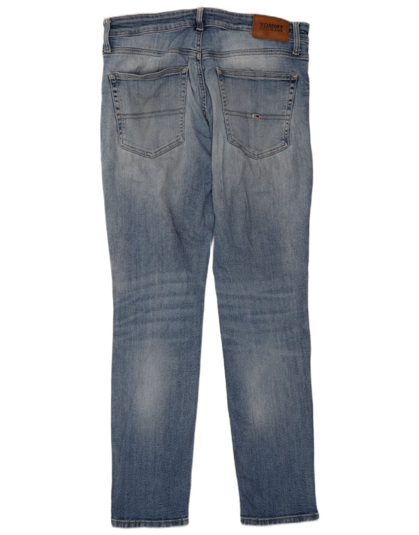 Tommy Hilfiger Mens Skinny Jeans W33 L32 Blue Cotton