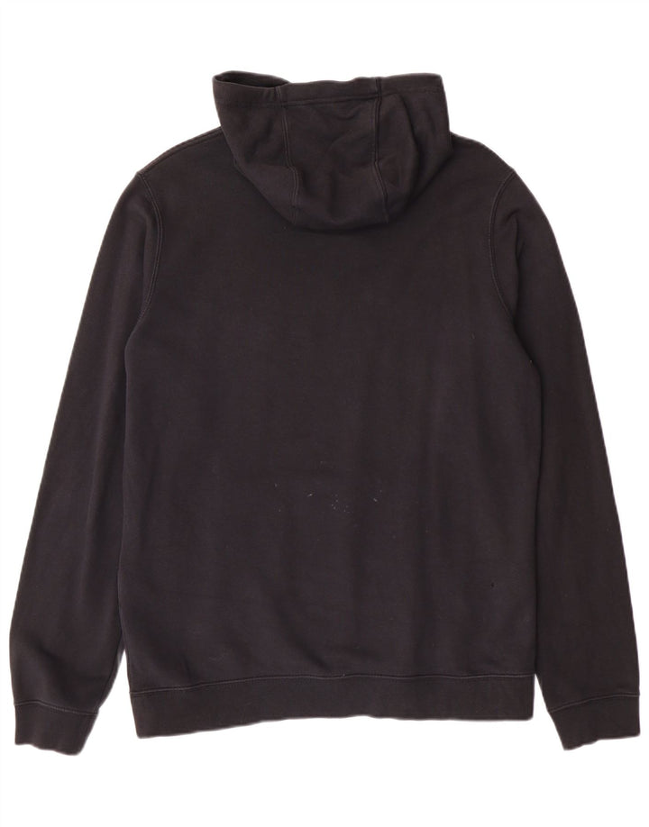 Felpa con cappuccio grafica Nike da uomo in cotone nero medio