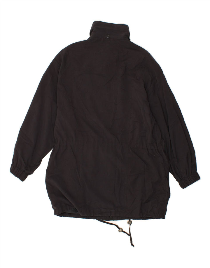 LONDON FOG Womens Overcoat UK 14 Medium Black Vintage London Fog and Second-Hand London Fog from Messina Hembry 