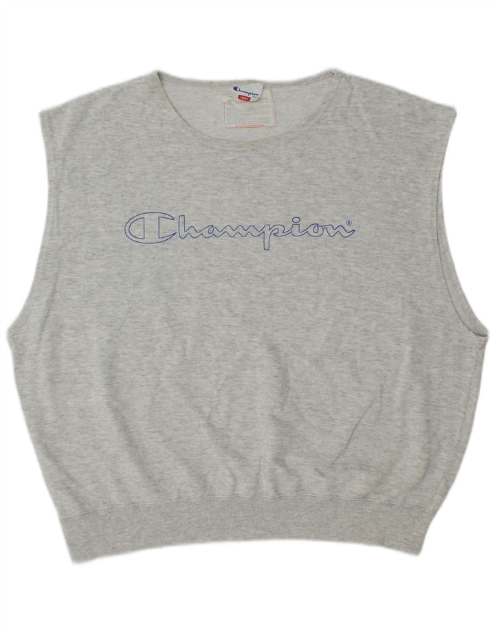 Felpa con grafica oversize da donna Champion UK 16 Large Grigio