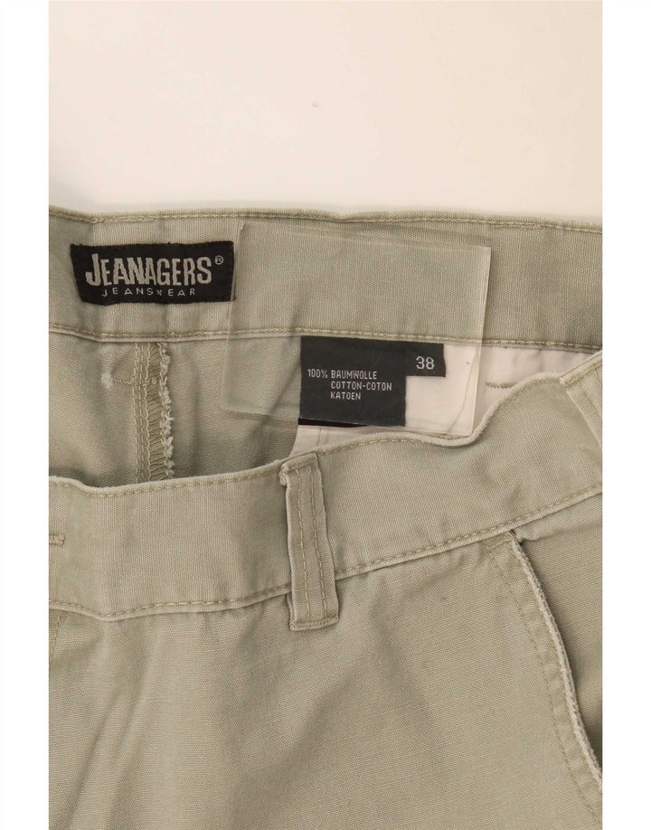 Pantaloncini cargo da uomo Jeanagers W38 XL cotone kaki