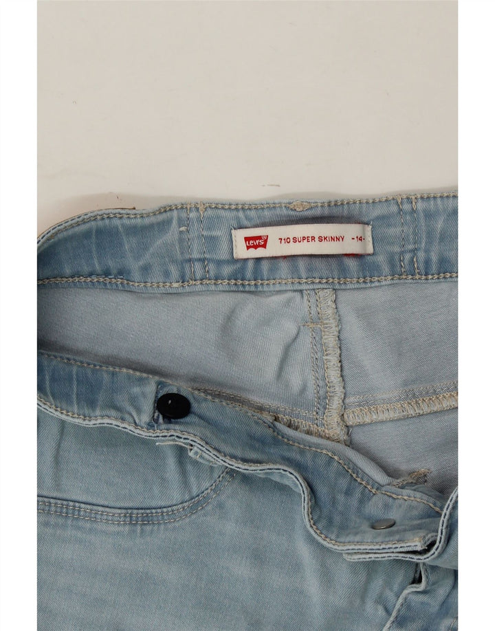 LEVI'S Girls 710 Skinny Jeans 13-14 Years  Blue Vintage Levi's and Second-Hand Levi's from Messina Hembry 