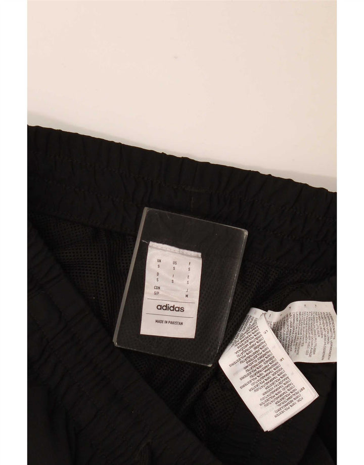 Pantaloni da tuta da uomo Adidas Joggers piccoli in poliestere nero