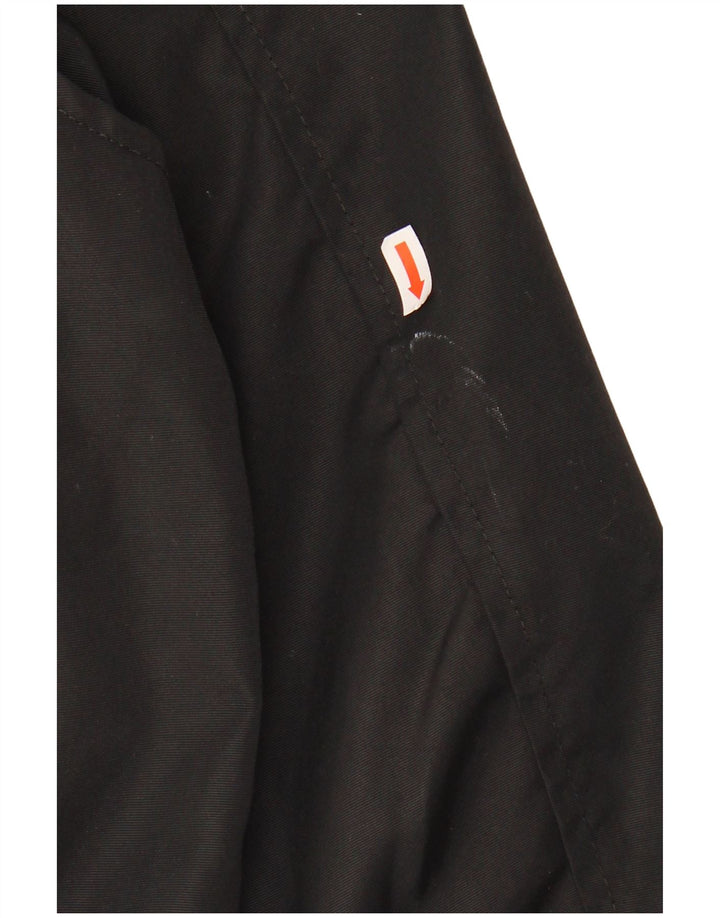 BLAUER Mens Military Jacket UK 40 Large Black Polyamide