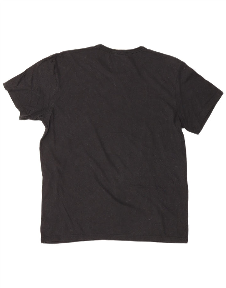 CALVIN KLEIN T-shirt grafica da uomo Top in cotone nero medio
