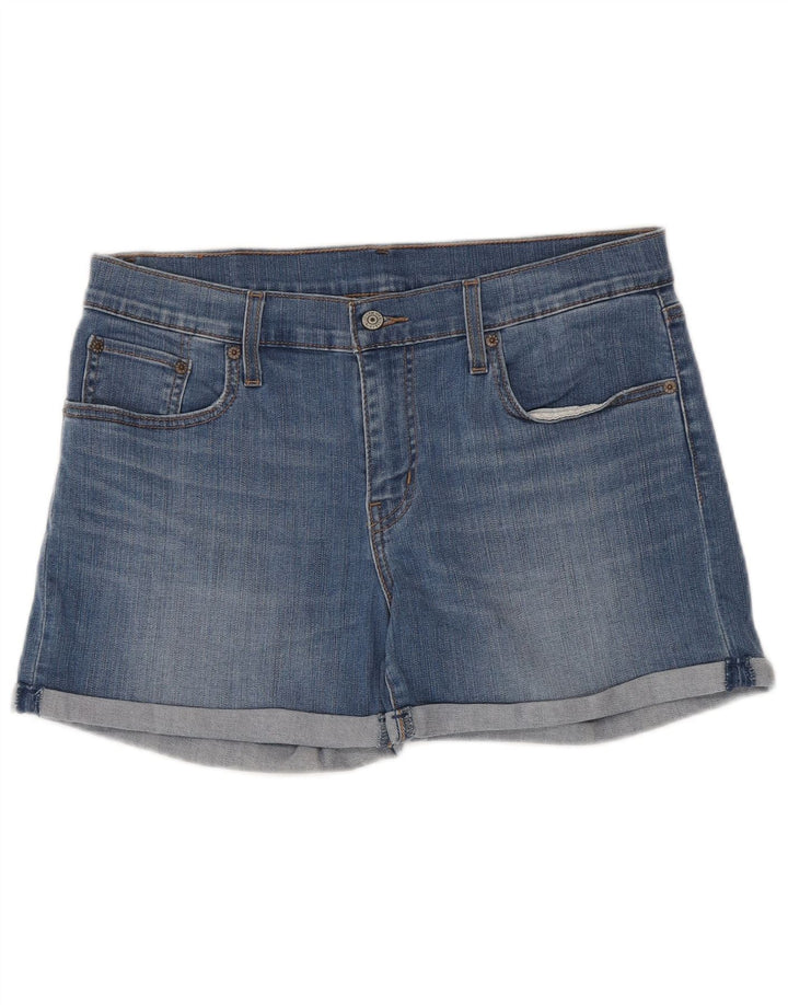 Pantaloncini di jeans da donna Levi's W31 Large in cotone blu