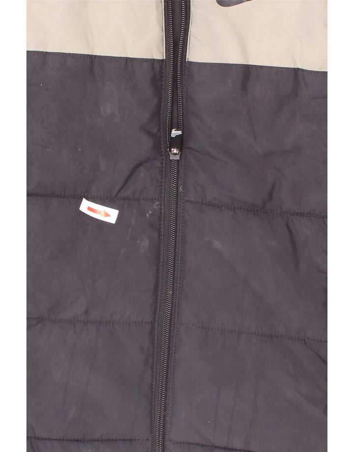 Gilet imbottito Nike per ragazzi, 4-5 anni, piccolo, in poliestere color block nero