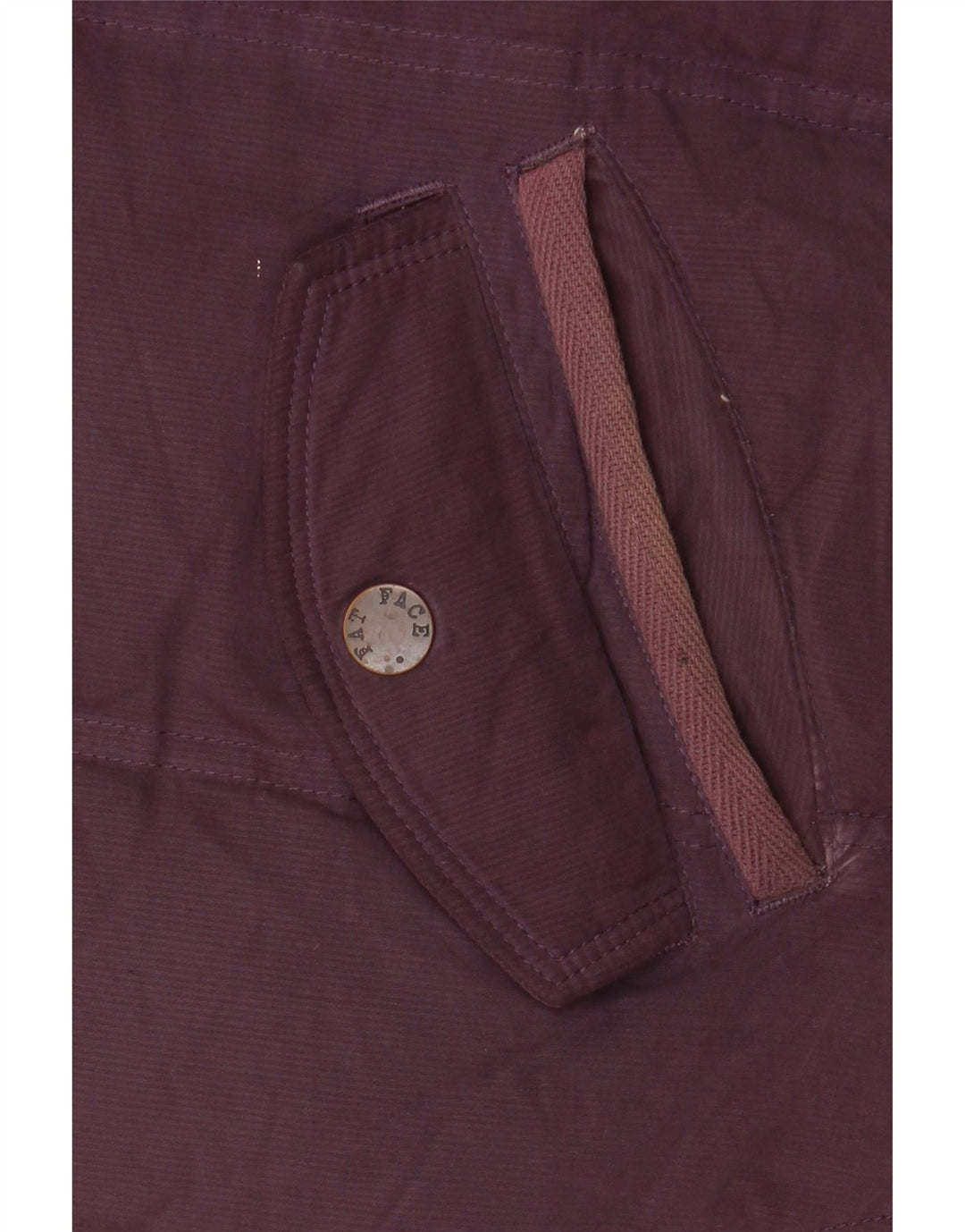 Gilet imbottito con cappuccio da donna Fat Face UK 8 piccolo poliestere viola