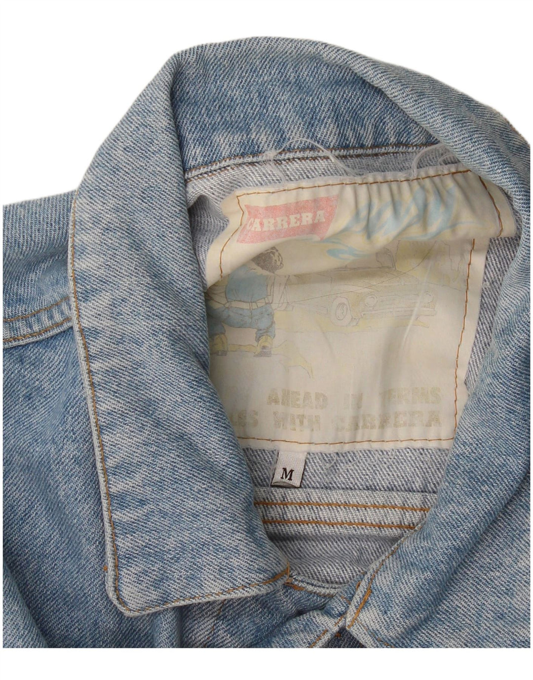 Giacca di jeans da uomo Carrera UK 38 Blu medio
