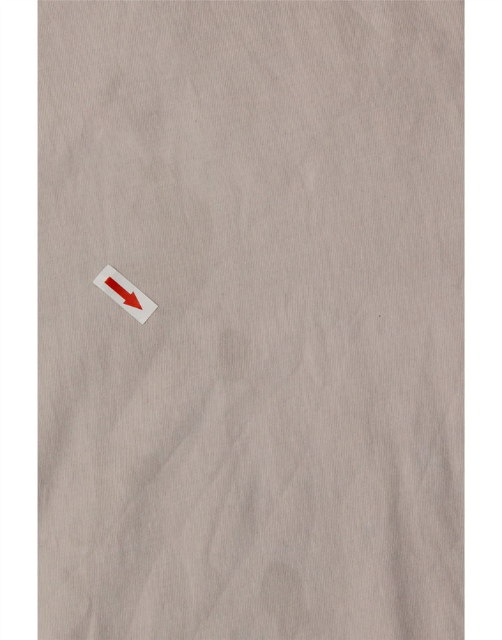 T-shirt grafica da donna Tommy Hilfiger Top UK 14 Cotone grigio medio