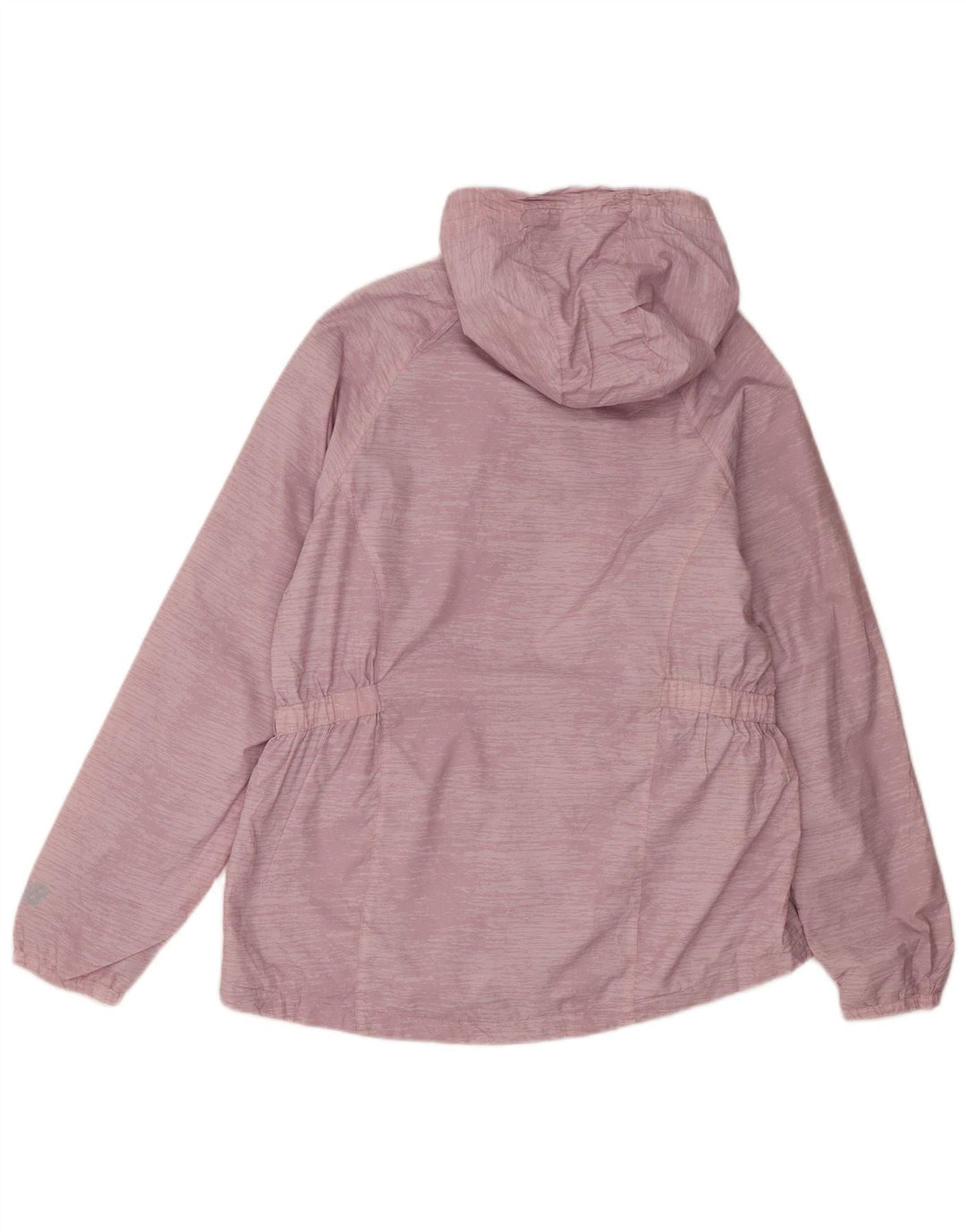 Giacca antipioggia con cappuccio da donna New Balance UK 18 XL poliestere rosa