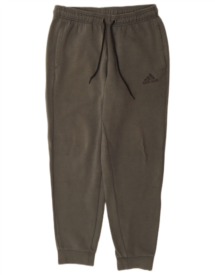 Pantaloni da tuta da uomo Adidas Joggers in cotone verde medio