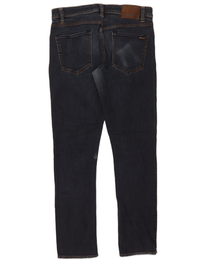 Jeans dritti slim Vorta da uomo Volcom W32 L31 cotone blu navy