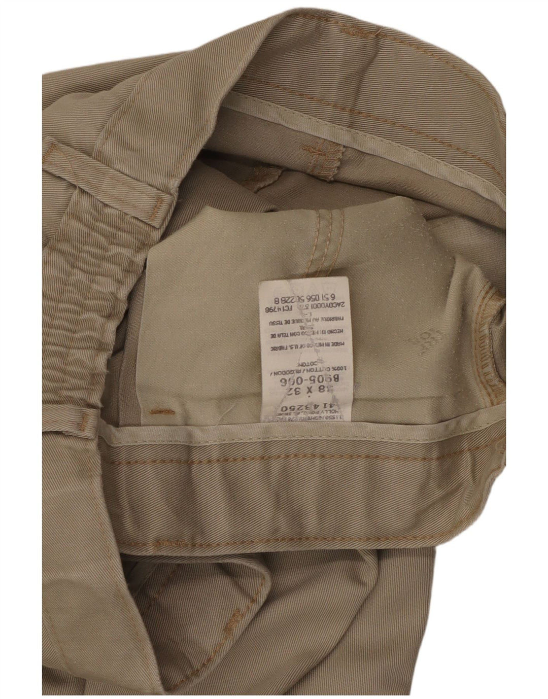 Pantaloni chino con pegging da uomo LEE W38 L32 in cotone beige