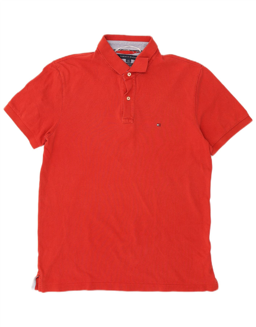 TOMMY HILFIGER Polo da uomo su misura grande rossa