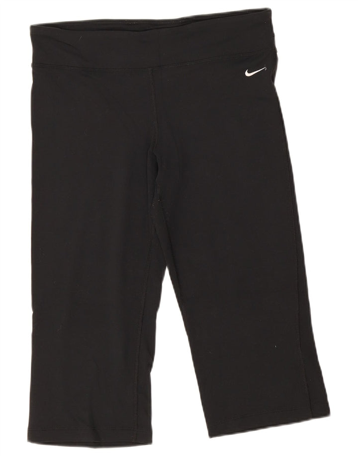 Leggings Nike Dri Fit Capri da donna UK 14 nylon nero medio
