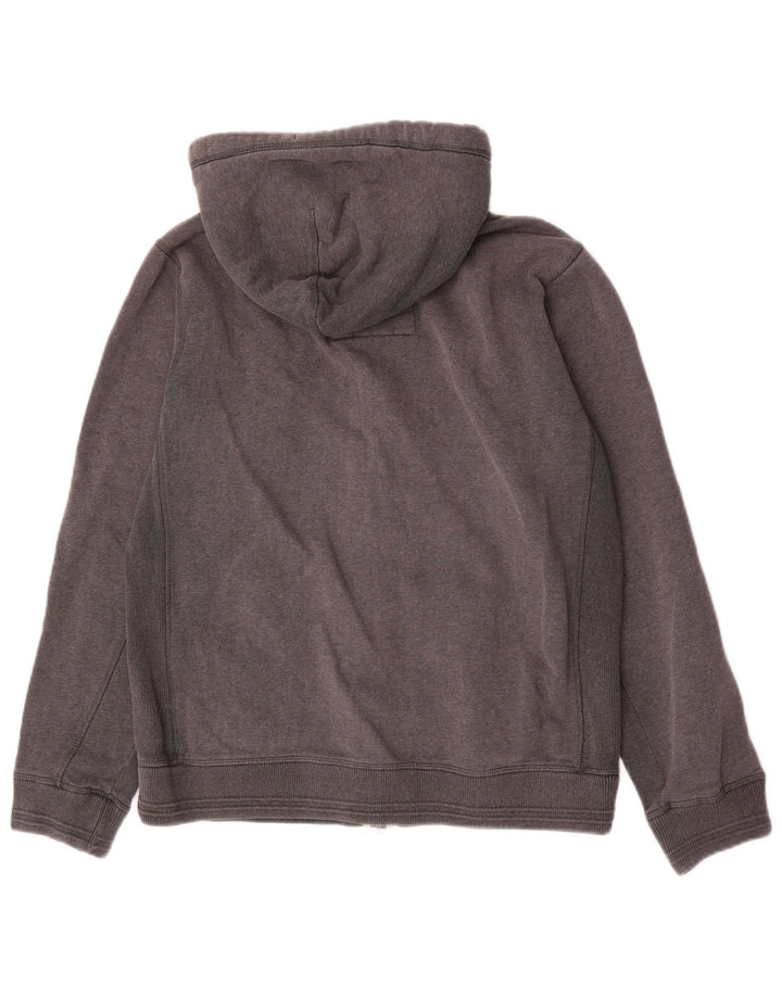 Maglione con cappuccio e zip da uomo Fat Face grande in cotone grigio
