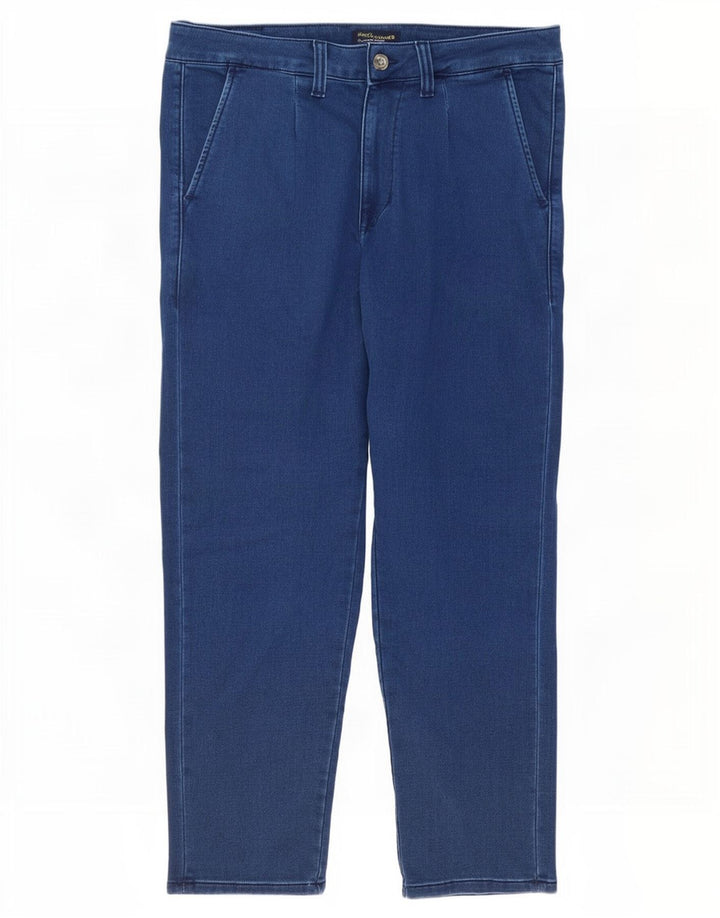 Jeans dritti da uomo Jack & Jones W34 L32 cotone blu