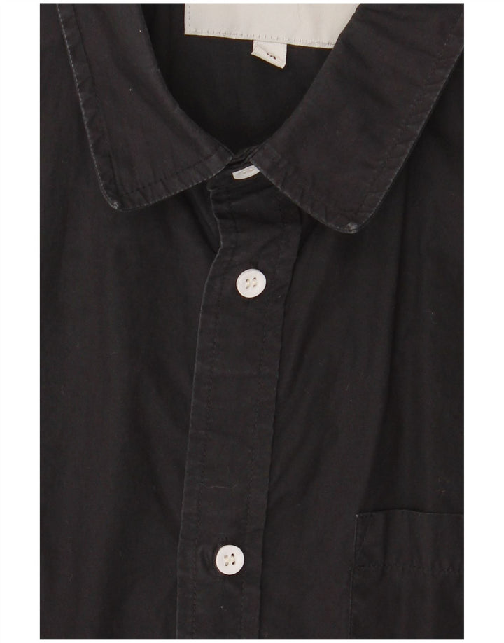 Camicia a maniche corte da uomo Carhartt in cotone nero medio
