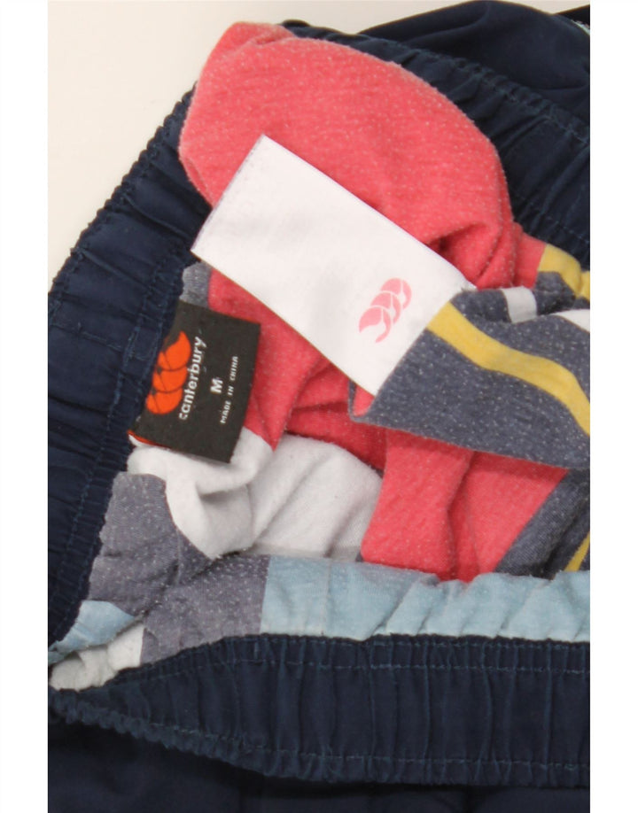 Pantaloni da tuta con grafica da uomo Canterbury, poliestere medio blu navy