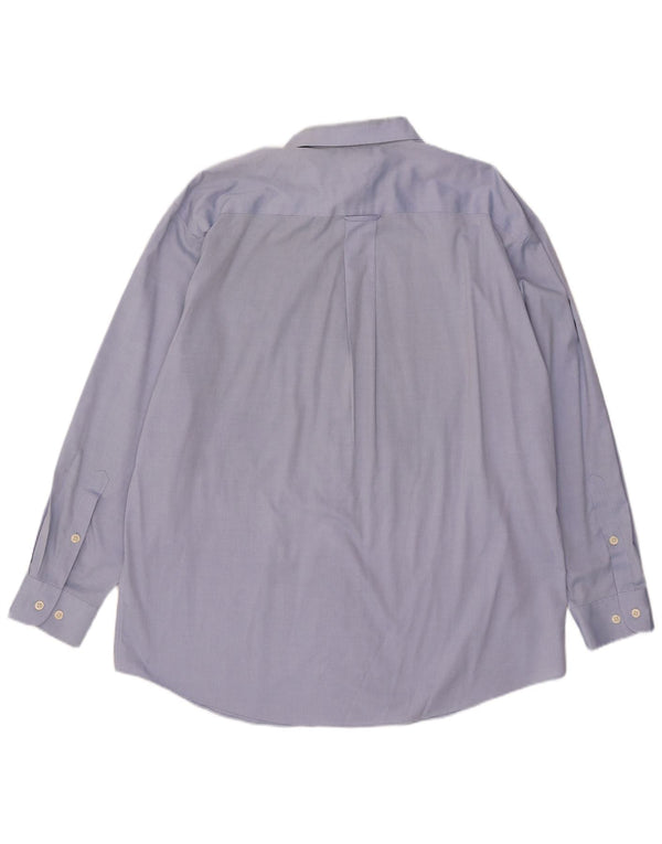 Camicia da uomo Orvis XL in cotone blu