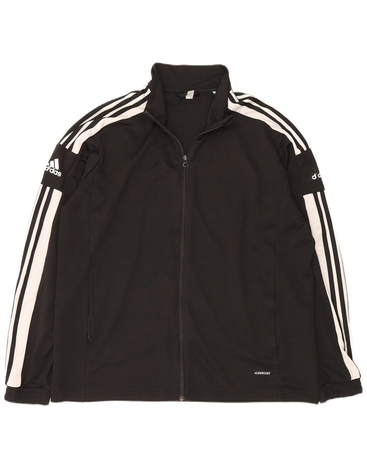 Giacca da ginnastica da uomo Adidas Aeroready Graphic 2XL poliestere nero
