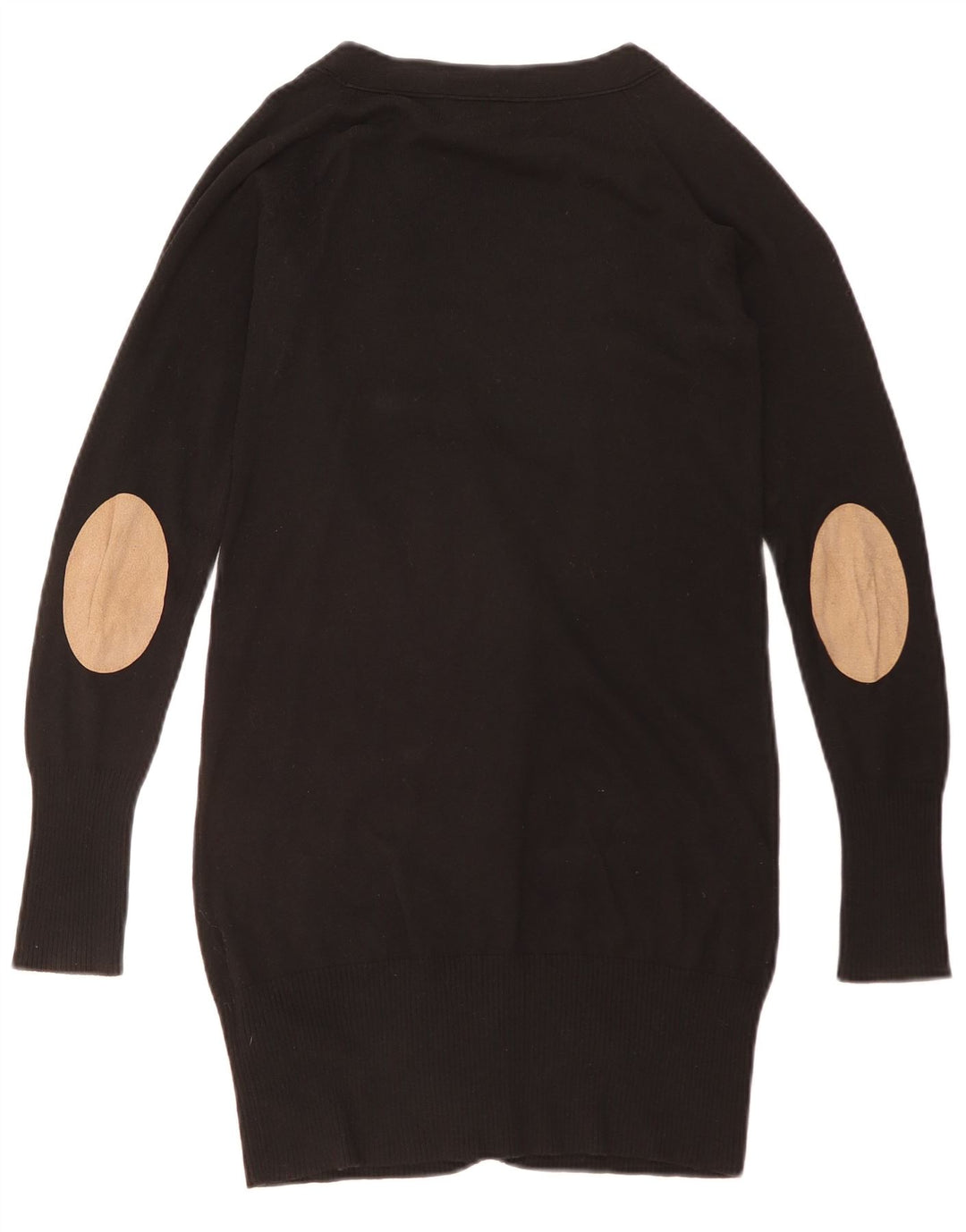 Maglione cardigan lungo da donna ZARA UK 10 piccolo nero