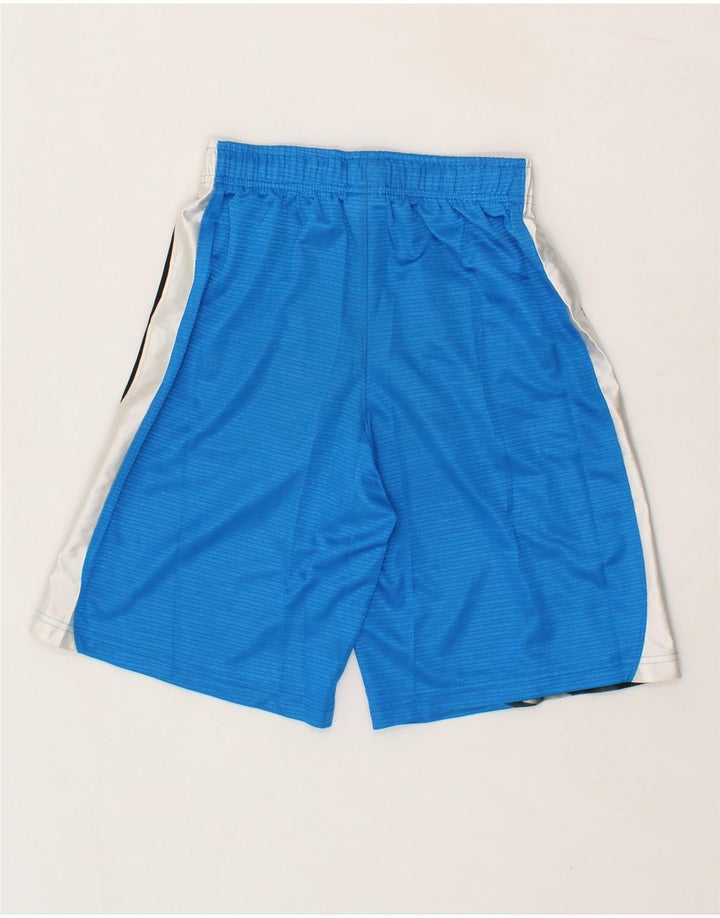 NIKE Boys Sport Shorts 10-11 Years Medium Blue Colourblock Polyester Vintage Nike and Second-Hand Nike from Messina Hembry 