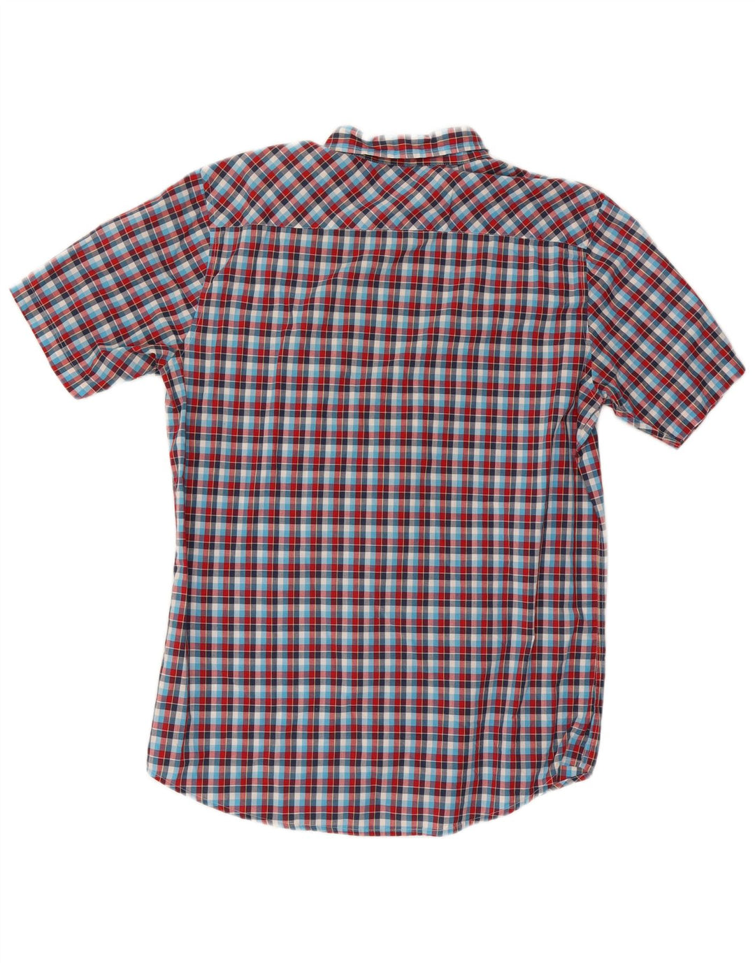 Camicia a maniche corte da uomo Quiksilver grande in cotone a quadretti multicolore