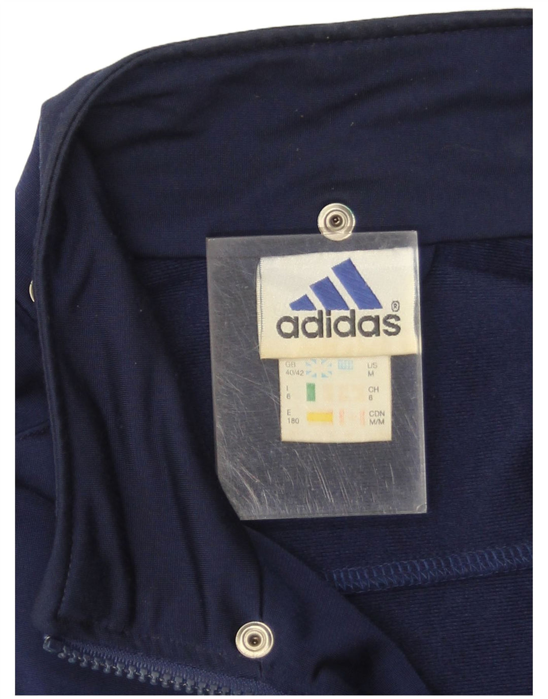 Giacca da tuta senza maniche Adidas da uomo UK 40/42 Medio Blu navy