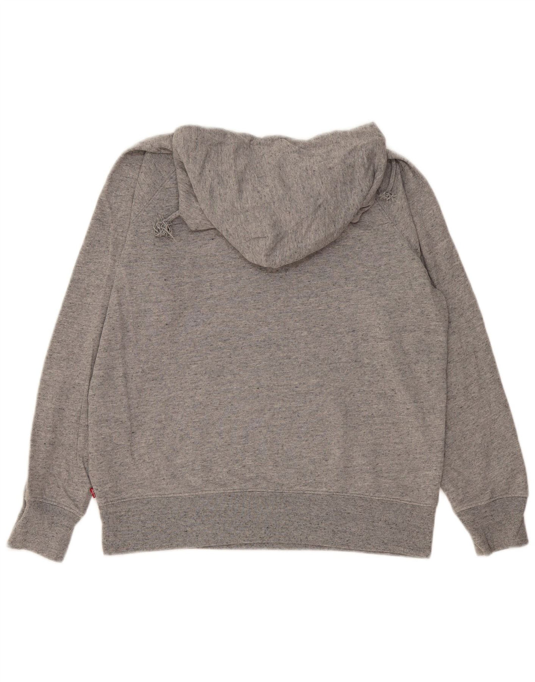 Maglione con cappuccio grafico da uomo Levi's in cotone chiazzato grigio piccolo