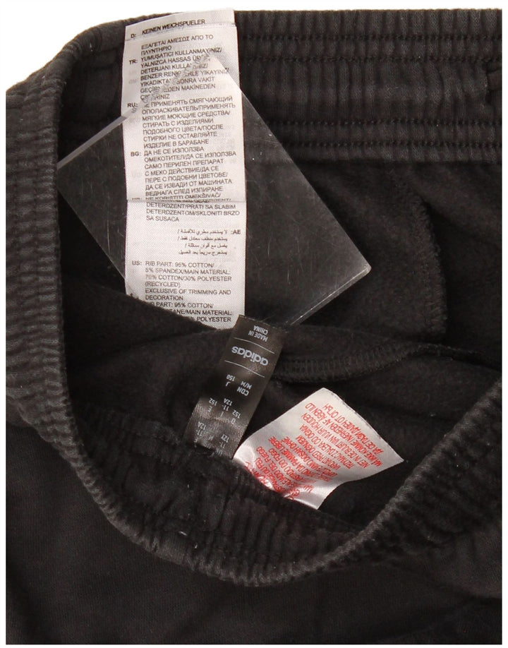 Pantaloni da tuta ADIDAS da ragazzo Joggers 11-12 anni in cotone nero