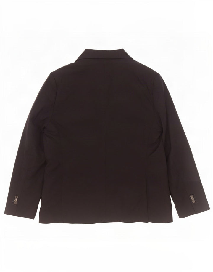 Giacca blazer da uomo a 2 bottoni Massimo Dutti EU 56 XL lana nera