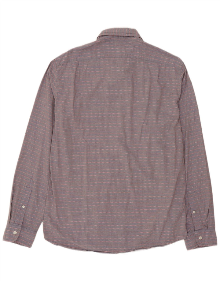Camicia slim fit da uomo J. CREW in cotone a righe grigio medio