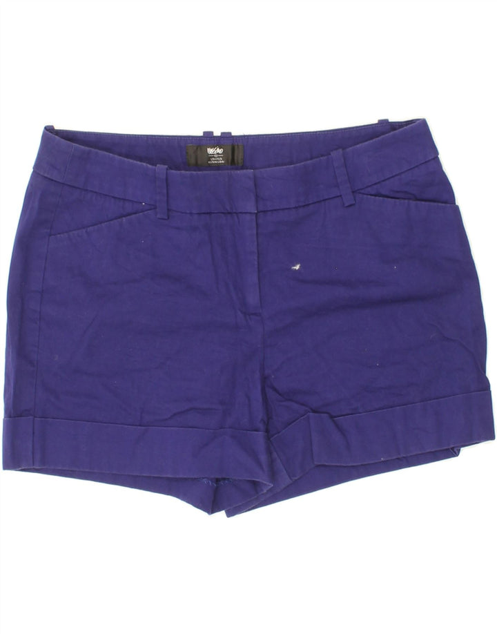 MOSSIMO Womens Stretch Chino Shorts US 8 Medium W30 Blue Cotton Vintage Mossimo and Second-Hand Mossimo from Messina Hembry 