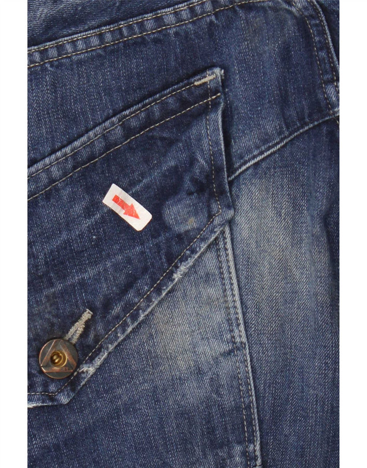 Jeans dritti da uomo G-Star W36 L32 cotone patchwork blu