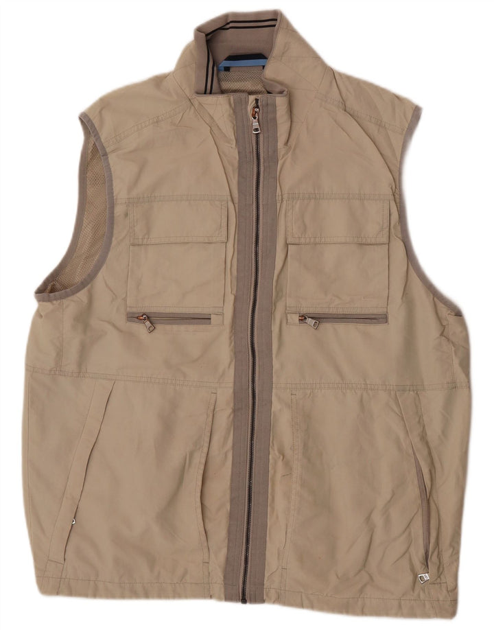 Marks & Spencer Gilet da uomo blu Harbour Utility UK 40 grande Beige