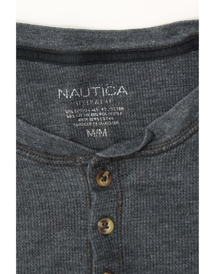 T-shirt da uomo Nautica Top in cotone blu navy medio
