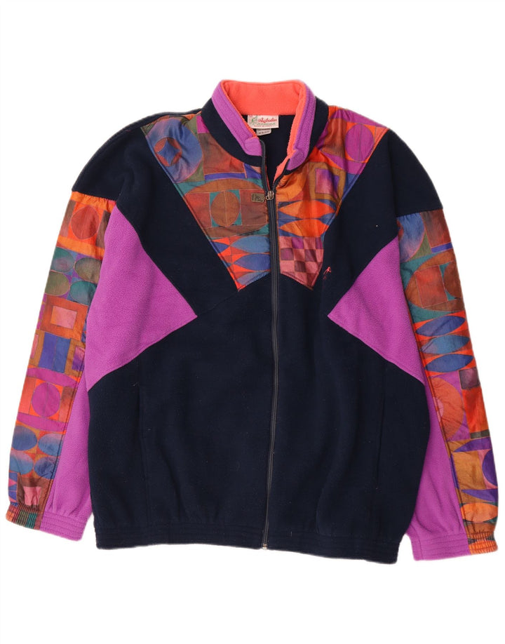 Giacca in pile da donna AUSTRALIAN L'ALPINA IT 54 2XL Multicolore geometrico
