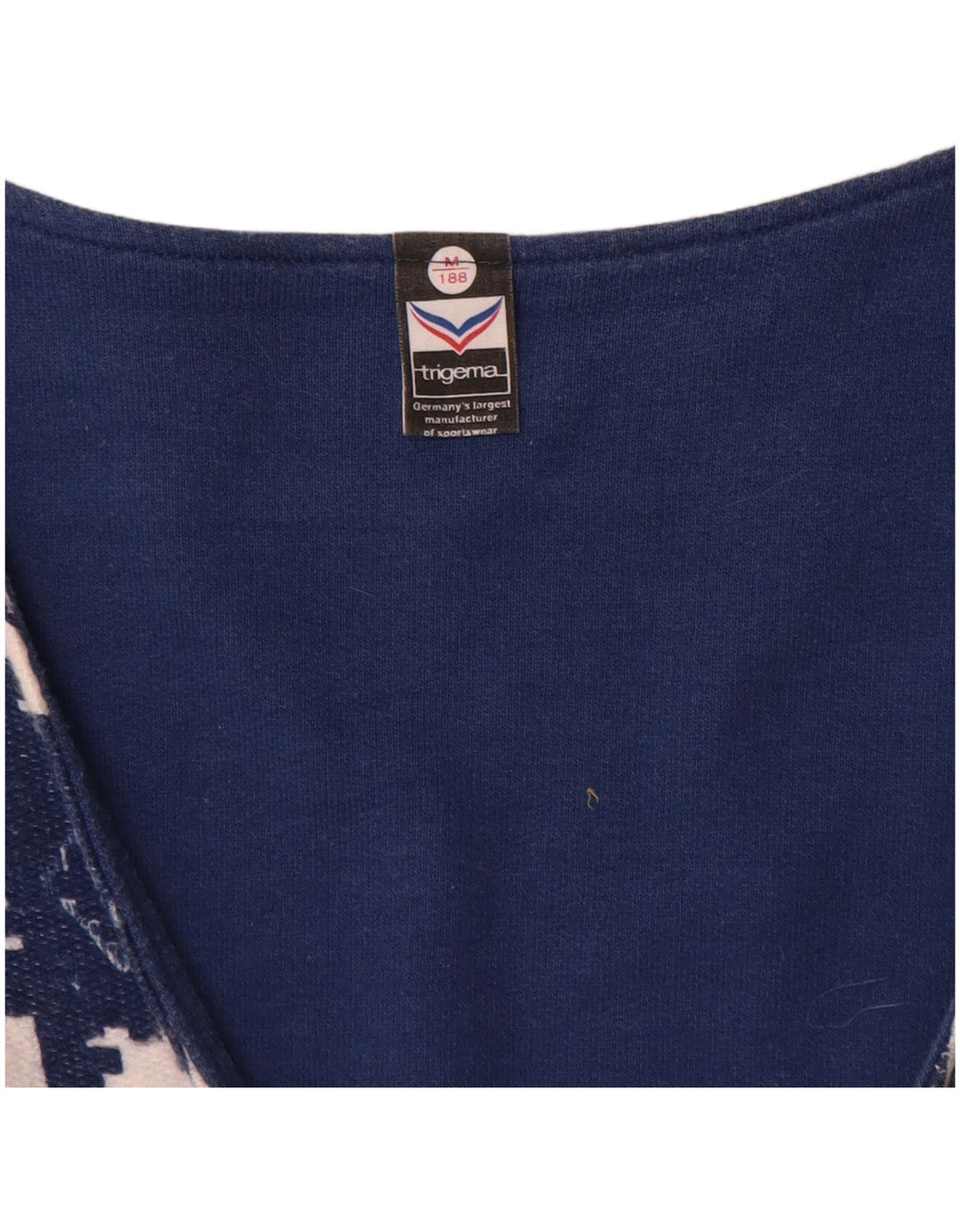 Gilet da donna Trigema UK 14 Cotone geometrico medio blu navy