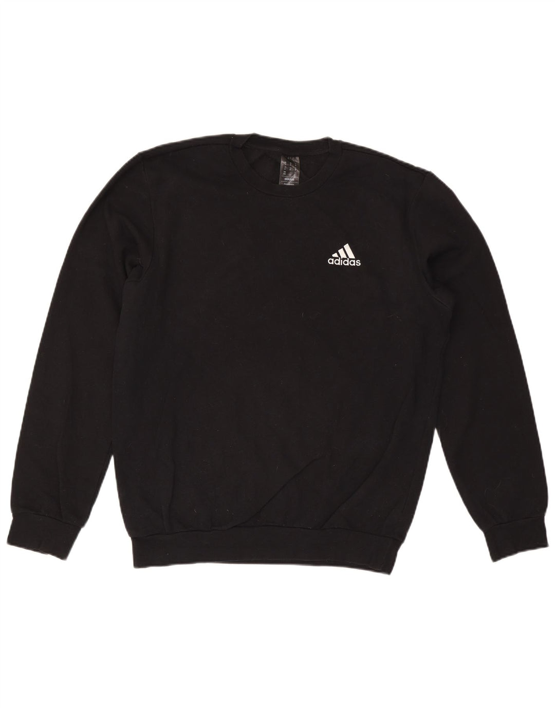 Felpa da uomo ADIDAS maglione medio cotone nero
