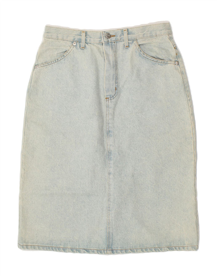 RIFLE Womens Denim Skirt W32 Large Blue Cotton Vintage Rifle and Second-Hand Rifle from Messina Hembry 