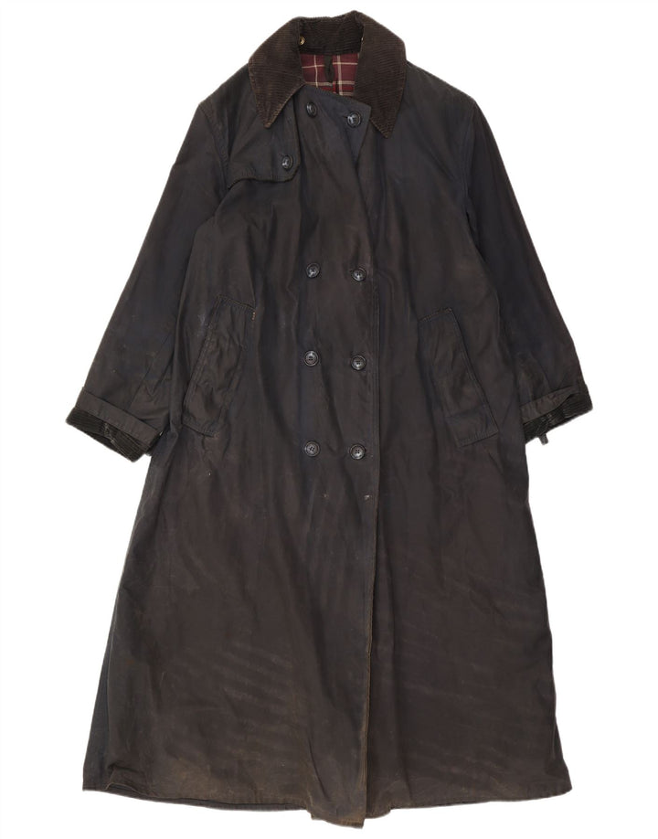 Soprabito in cotone cerato da donna Barbour UK 12 Cotone medio blu navy