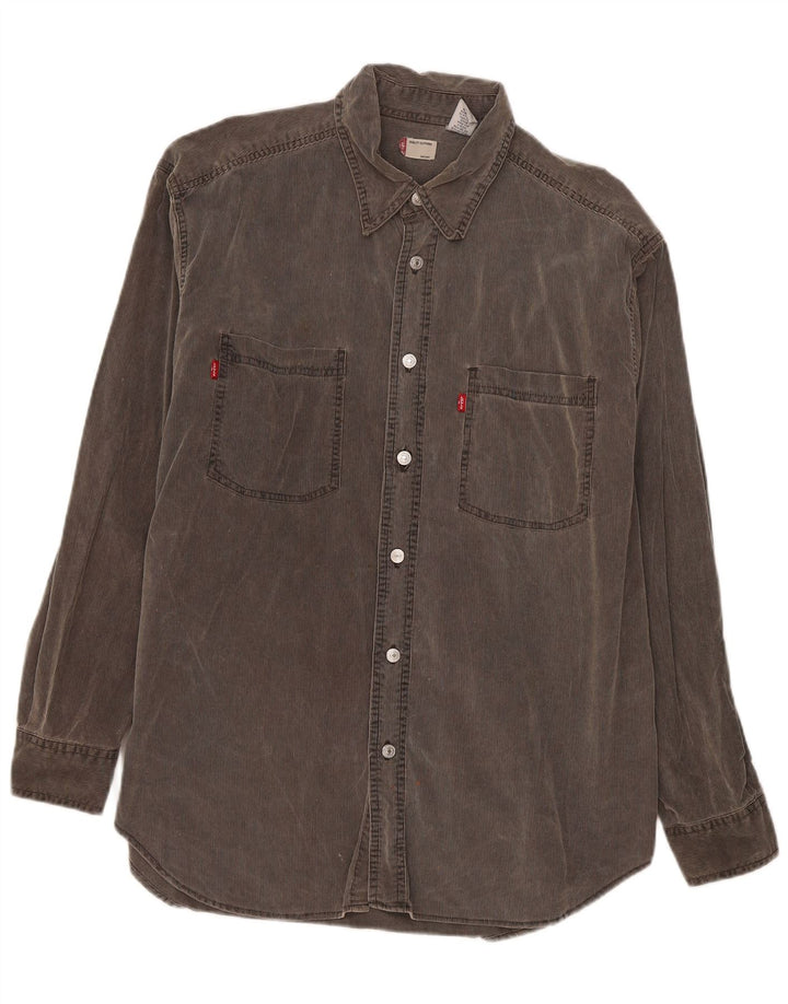 Camicia in velluto a coste da uomo Levi's Grigio medio