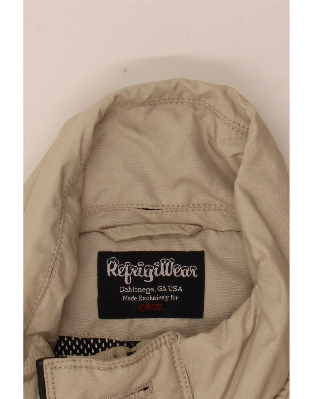 Giacca antipioggia da uomo Refrigiwear UK 38 Nylon beige medio