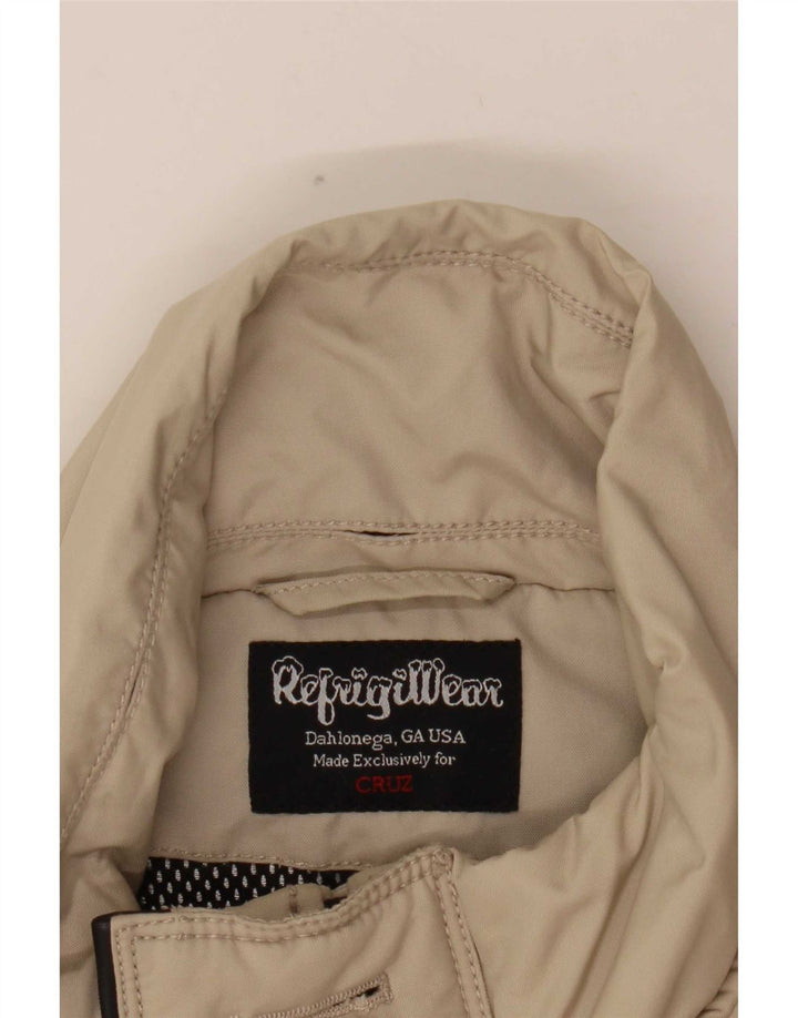Giacca antipioggia da uomo Refrigiwear UK 38 Nylon beige medio