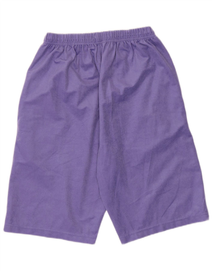 Pantaloncini sportivi da donna VINTAGE UK 12 Triacetato viola medio